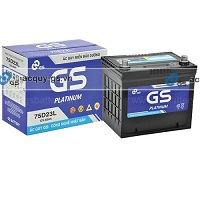 BÌNH ẮC QUY GS MF 75D23L (12V-65AH)