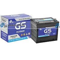 BÌNH ẮC QUY GS MF 75D23R (12V-65AH)