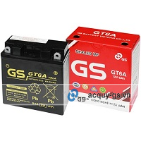 BÌNH ẮC QUY GS MF GT6A (12V-6AH)