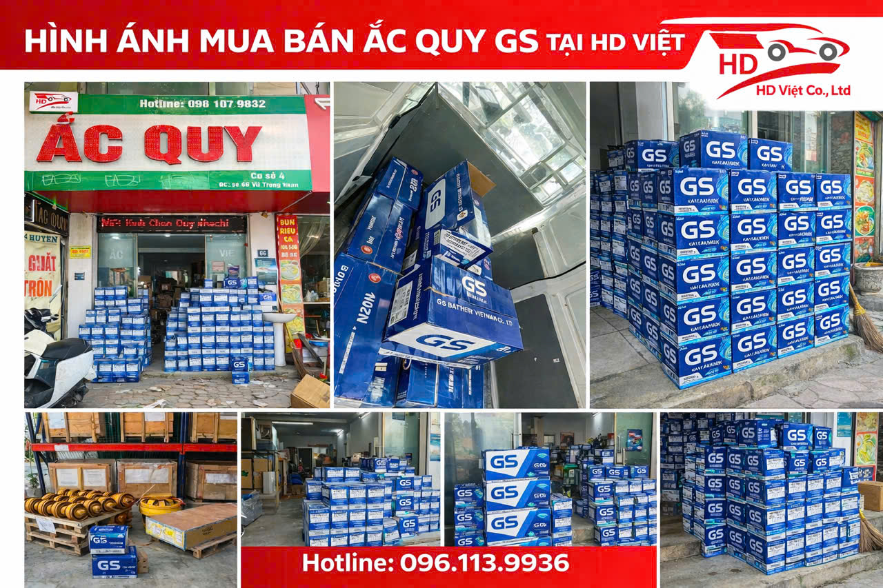Ắc quy GS tại HD Việt