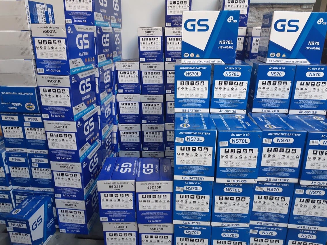 đại lý ắc quy gs tại hà nội