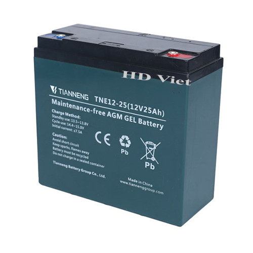Ắc quy xe điện Tianneng TNE12V-25Ah