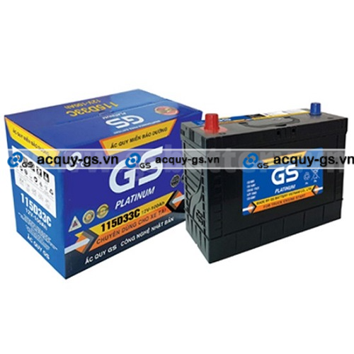 BÌNH ẮC QUY GS 115D33C (12V - 100AH)