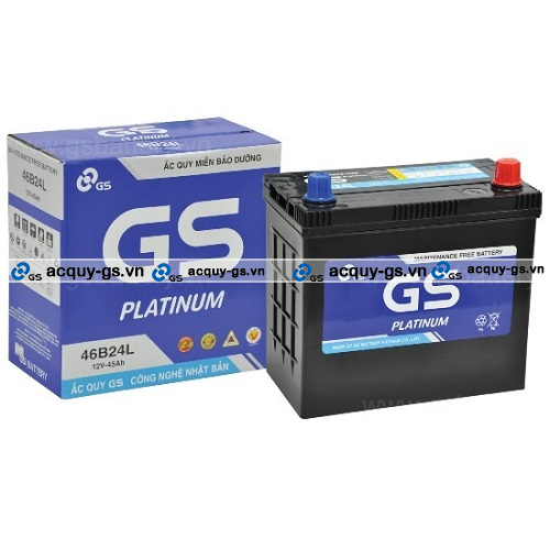 BÌNH ẮC QUY GS MF 46B24L (12V, 45AH)