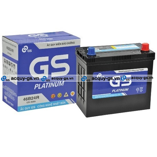 BÌNH ẮC QUY GS MF 46B24R (12V-45AH)