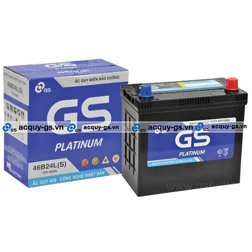 BÌNH ẮC QUY GS MF 46B24L(S) (12V, 45AH)