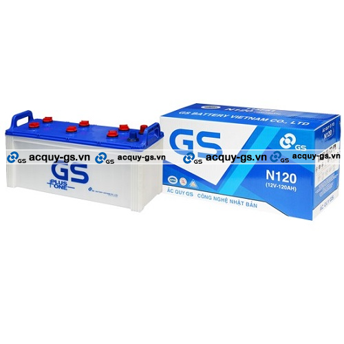 BÌNH ẮC QUY GS N120 (12V-120AH)