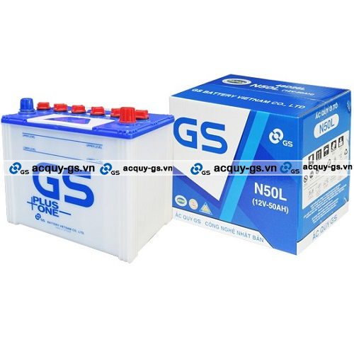 BÌNH ẮC QUY GS N50L (12V-50AH)