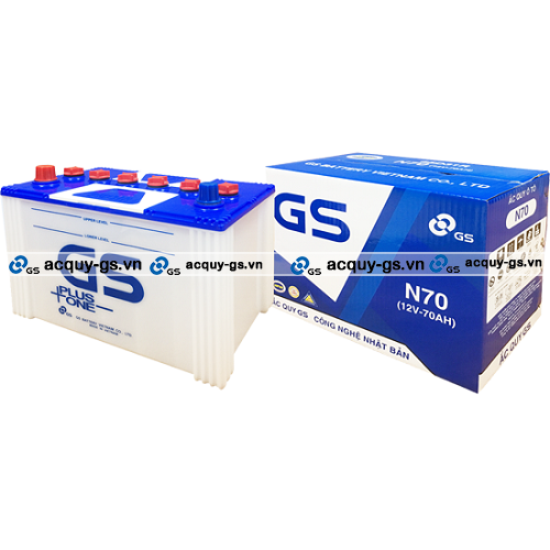 BÌNH ẮC QUY GS N70 (12V-70AH)