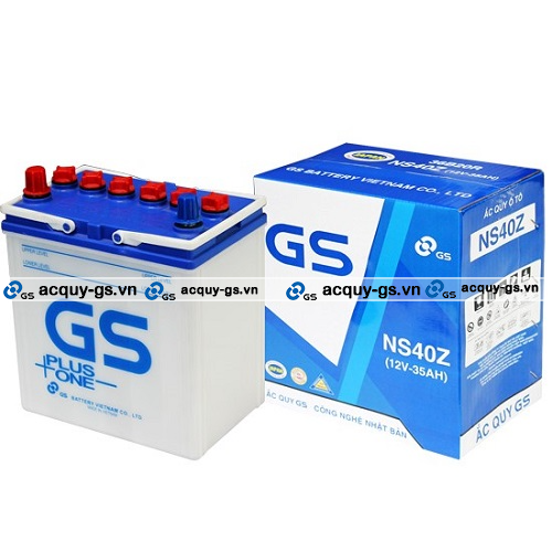 BÌNH ẮC QUY GS NS40Z (12V-35AH)