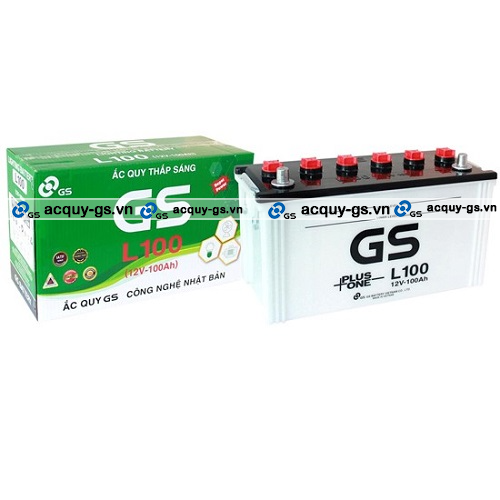 BÌNH ẮC QUY GS BÌNH L100 (12v-100Ah)