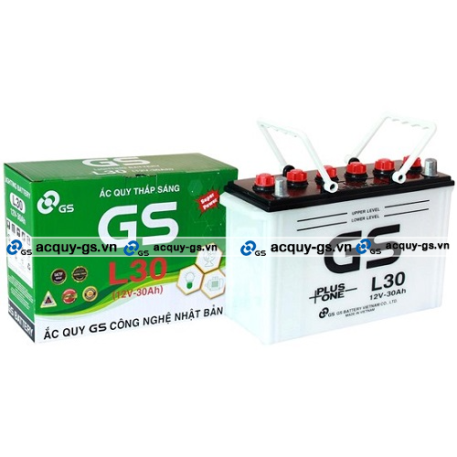 BÌNH ẮC QUY GS BÌNH L30 (12v-30Ah)